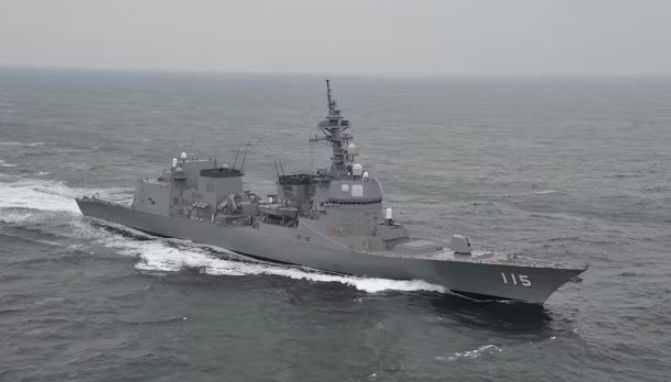 일본 호위함 아키즈키(사진출처: 일본 방위성 홈페이지 캡처) 2025.03.01