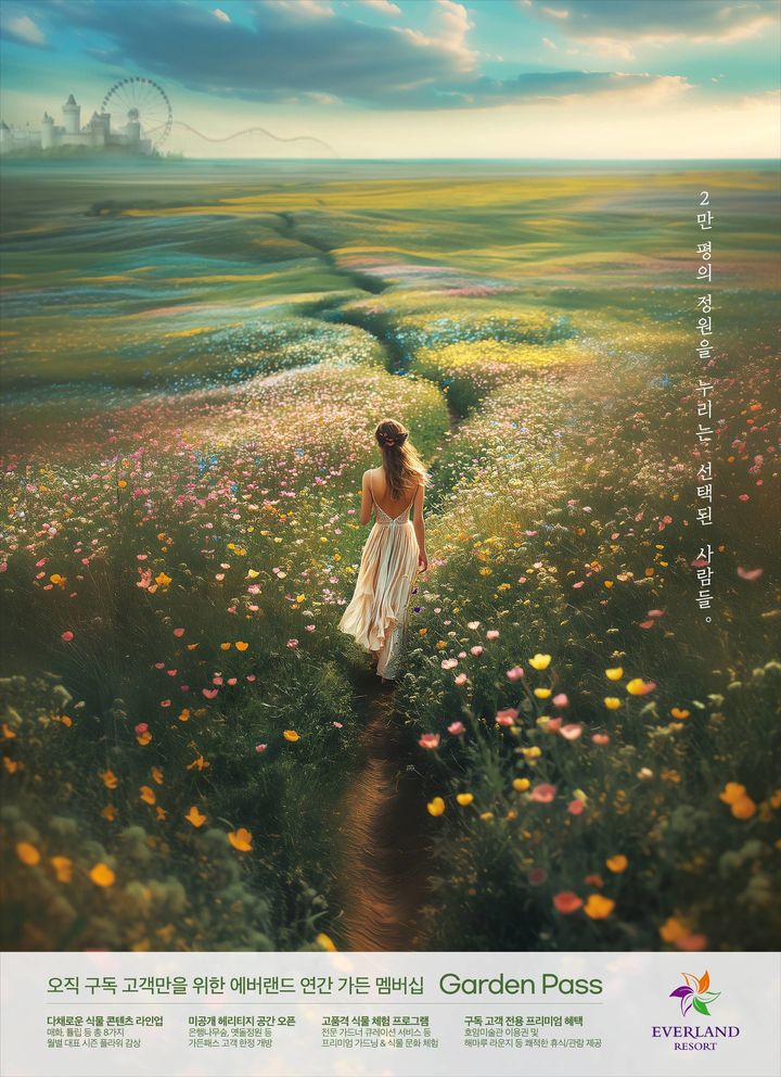 에버랜드 사계절 정원 구독 서비스 '가든패스' (사진=에버랜드 제공) *재판매 및 DB 금지
