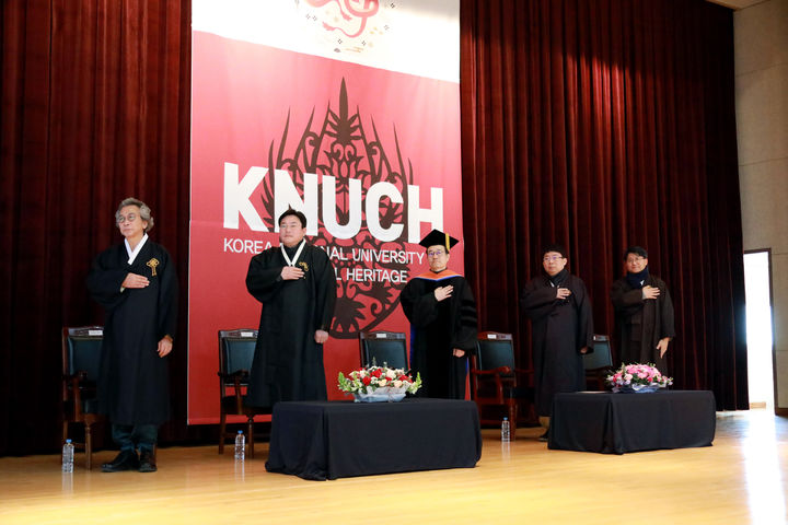 [서울=뉴시스] 2024학년도 한국전통문화대학교 입학식 (사진=국가유산청 제공) 2025.03.04. photo@newsis.com *재판매 및 DB 금지