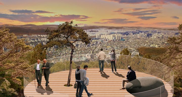 [서울=뉴시스] 호암산 전망대. 2025.03.04 (사진 제공=서울시) photo@newsis.com *재판매 및 DB 금지