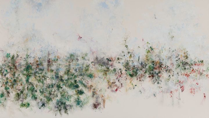 강명희 '서광동리에 살면서', 2018-19, 캔버스에 유채, 288×500cm. *재판매 및 DB 금지