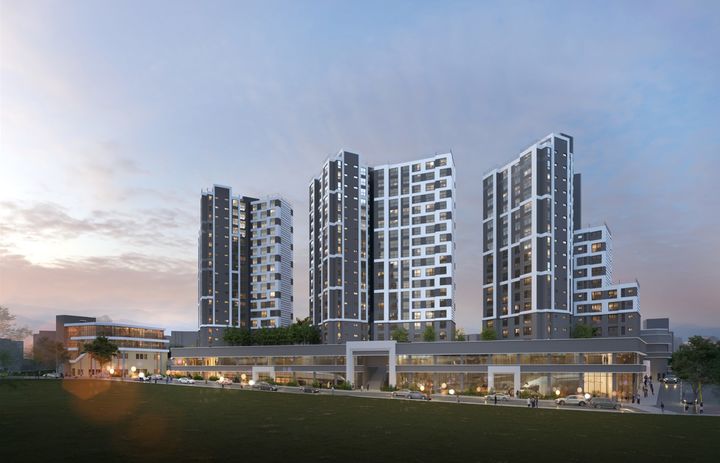 [서울=뉴시스] 남구로역세권 도시정비형 재개발사업 투시도. (그래픽=HL디앤아이한라 제공) 2025.03.04. photo@newsis.com *재판매 및 DB 금지