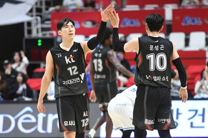[서울=뉴시스] 프로농구 수원 KT의 문정현. (사진=KBL 제공) *재판매 및 DB 금지