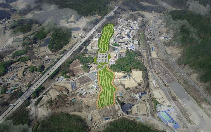 [울산=뉴시스] 오는 7월 착공 예정인 울산 울주군 온양읍 울주파크골프장 조감도. (사진=울산 울주군 제공) photo@newsis.com *재판매 및 DB 금지