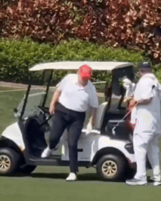 [서울=뉴시스] 데일리메일 등 현지 매체들은 4일 해당 영상이 마러라고 리조트 부지를 관리하는 업체 관계자가 촬영했다고 보도했다. (사진= 데일리메일 ) 2025.03.05. photo@newsis.com *재판매 및 DB 금지