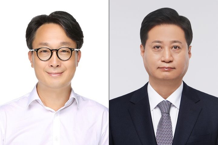 함석천(사법연수원 25기) 전 대전지법 부장판사와 김동규(28기) 전 수원고법 고법판사. *재판매 및 DB 금지