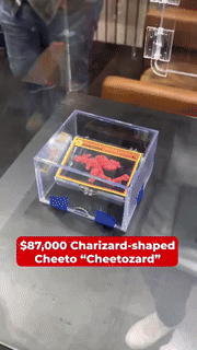 전 세계 1위 캐릭터 'IP(지식재산권) 파워'를 가진 '포켓몬스터'(이하 포켓몬)의 대표 캐릭터 '리자몽'을 닮은 과자 조각이 우리 돈 약 1억 3천만 원의 고가에 거래돼서 화제다. (사진=프리프레스저널) *재판매 및 DB 금지