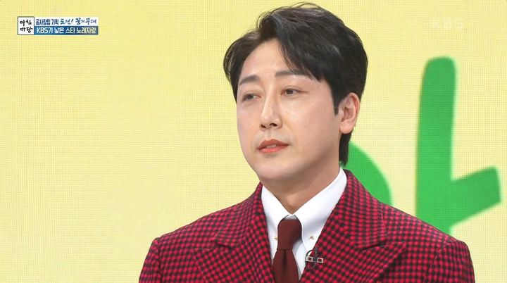 [서울=뉴시스] 코미디언 손헌수가 5일  KBS 1TV 교양프로그램 '아침마당'에서 사업 실패로 빚더미에 오른 안타까운 근황을 전했다. (사진=KBS 제공) 2025.03.06 photo@newsis.com  *재판매 및 DB 금지