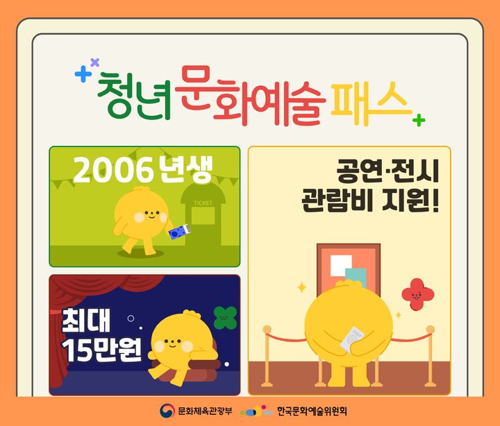 ‘청년문화예술패스’ 안내문. *재판매 및 DB 금지