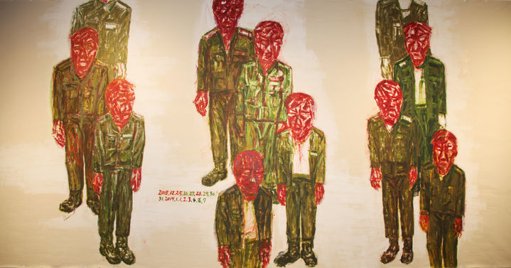 [제주=뉴시스] 서용석 작 '포로'. (사진=제주도립미술관 제공) photo@newsis.com *재판매 및 DB 금지