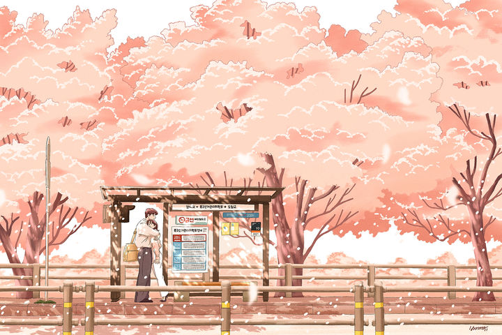 [대구=뉴시스] 배성규 '우리의 다정한 계절 속에'. (사진=행복북구문화재단 제공) 2025.03.06. photo@newsis.com *재판매 및 DB 금지