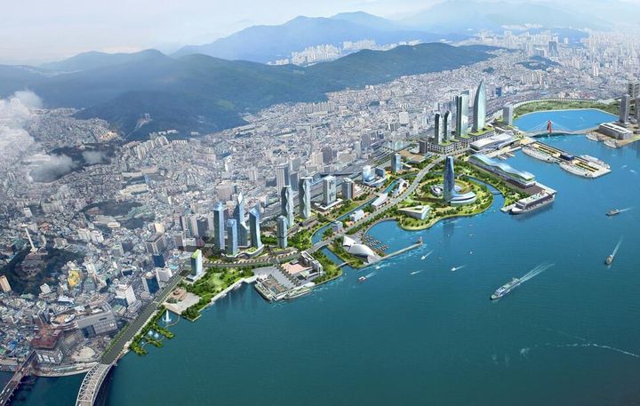 [부산=뉴시스] 부산 북항 국제해상드론라이트쇼 경연대회 개최지. (사진=부산시 제공) 2025.03.07. photo@newsis.com&nbsp; *재판매 및 DB 금지