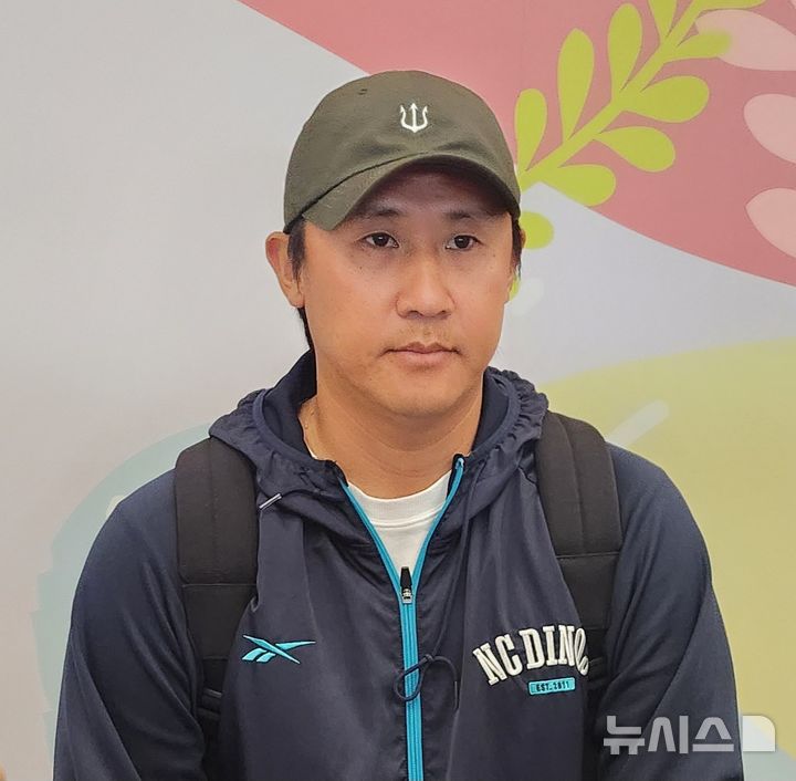 [인천공항=뉴시스] 박윤서 기자 = 프로야구 NC 다이노스 투수 이용찬. 2025.03.05.