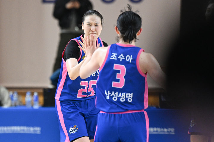 [서울=뉴시스] 여자프로농구 용인 삼성생명의 배혜윤. (사진=WKBL 제공) *재판매 및 DB 금지