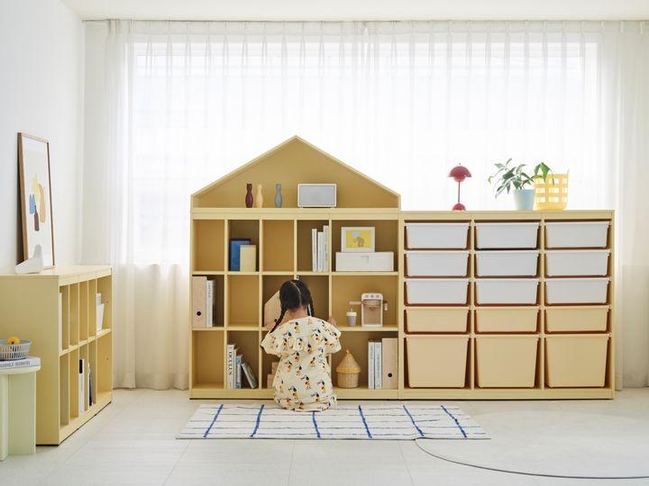 [서울=뉴시스] 한샘 샘키즈 수납장 (사진=한샘 제공) photo@newsis.com *재판매 및 DB 금지