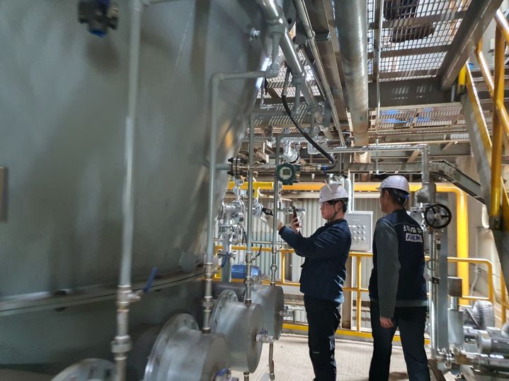 하수찌꺼기 소각시설. (사진=구리시 제공) photo@newsis.com *재판매 및 DB 금지