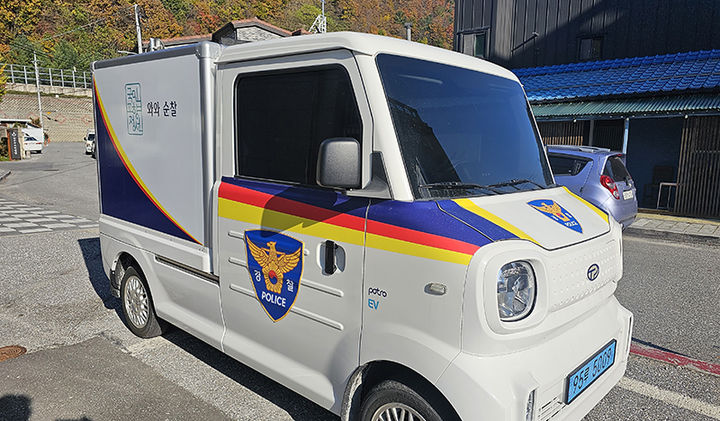 정선경찰서 사북파출소 주차장에 주차된 와와순찰차량. 사진은 기사와 관련 없음.(사진=뉴시스) *재판매 및 DB 금지