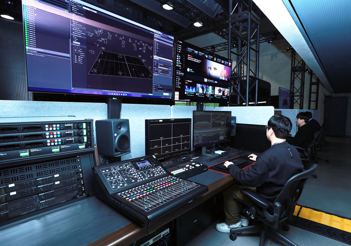 [서울=뉴시스] 네이버가 3D 콘텐츠 전문 제작 스튜디오 모션스테이지를 정식 공개하고 활용을 희망하는 치지직 스트리머 신청을 받는다고 11일 밝혔다. (사진=네이버 제공) *재판매 및 DB 금지