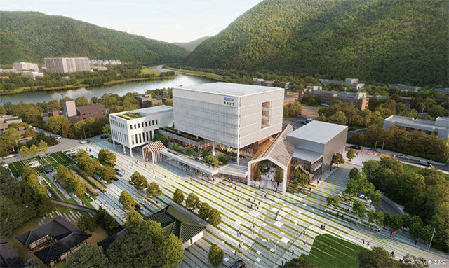 정선군 신청사 설계공모 당선작.(사진=정선군 제공) *재판매 및 DB 금지