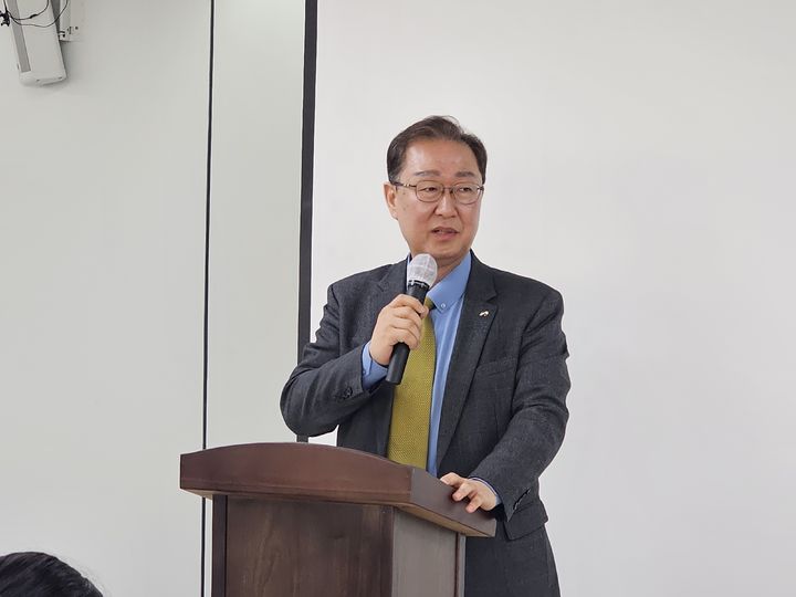 서원주 국민연금 기금이사(기금운용본부장·CIO)이 11일 국민연금 서울북부지역본부에서 기자들을 만나 인사말을 하고 있다. (사진=우연수 기자) *재판매 및 DB 금지