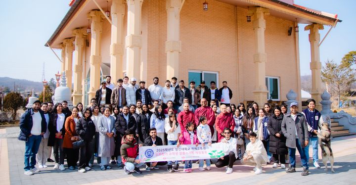 [창원=뉴시스]창신대 스리랑카 유학생 21명, 재한 스리랑카학생연합회 행사 참여.(사진=창신대 제공) 2025.03.12.photo@newsis.com *재판매 및 DB 금지