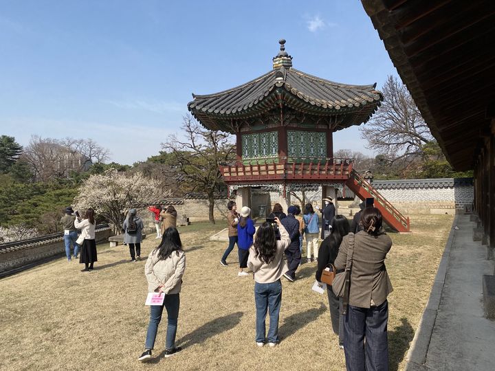 [서울=뉴시스] 창덕궁 낙선재 권역 관람 현장 (사진=국가유산청 제공) 2025.03.11. photo@newsis.com *재판매 및 DB 금지
