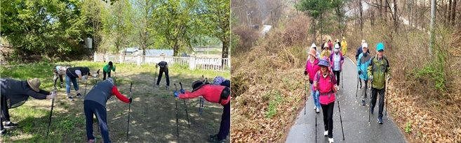 2024년 스틱 걷기. *재판매 및 DB 금지