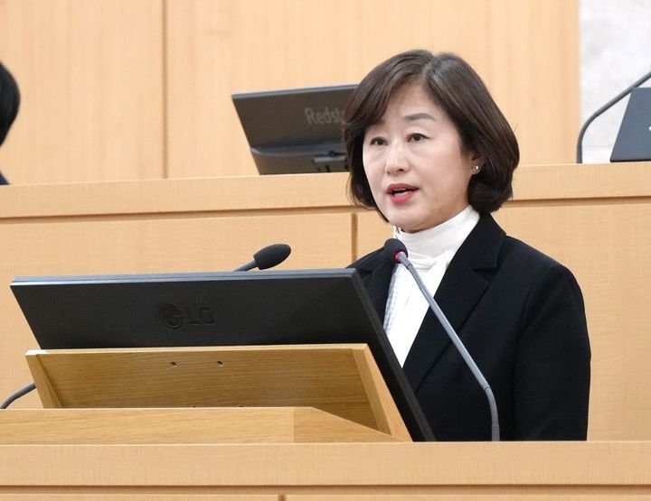 [광주=뉴시스] 더불어민주당 황경아 광주 남구의원. (사진=광주 남구의회 제공) 2025.03.12. photo@newsis.com *재판매 및 DB 금지