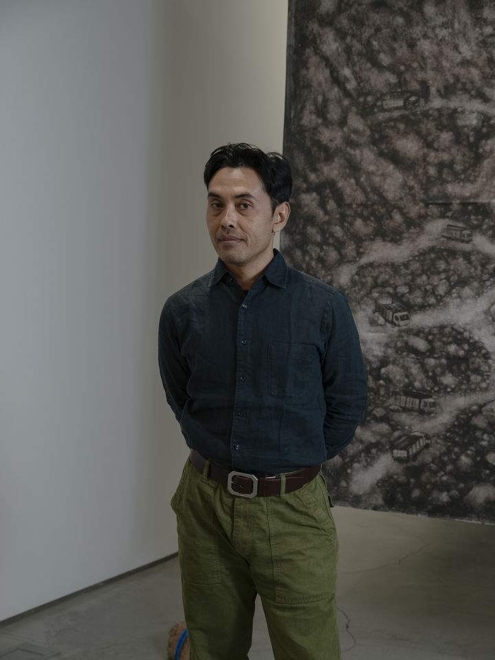 [박현주 미술전문기자] 지갤러리에서 한국 첫 개인전을 연 인도네시아 현대미술가 마리안토. *재판매 및 DB 금지