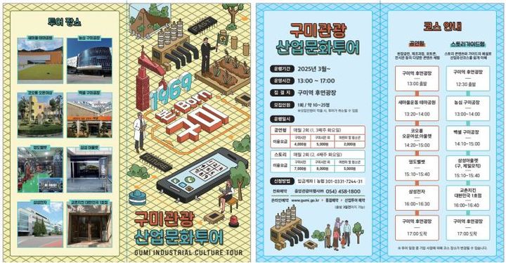 [구미=뉴시스] 산업문화투어 홍보 안내문 (사진=구미시 제공) 2025,03.12 photo@newsis.com *재판매 및 DB 금지