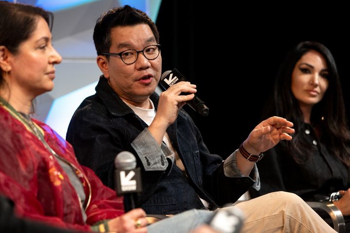 [서울=뉴시스] SXSW 2025 피처드 세션에 참석한 위버스컴퍼니 최준원 대표. (사진 = Travis P. Ball 제공) 2025.03.13. photo@newsis.com *재판매 및 DB 금지