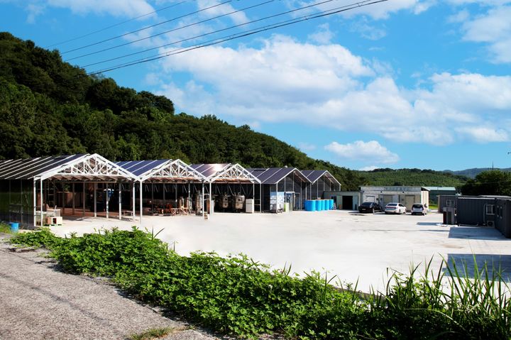 [진주=뉴시스]진주 (주)바이오션 금곡생산장 외부 전경.(사진=바이오션 제공).2025.03.13.photo@newsis.com *재판매 및 DB 금지