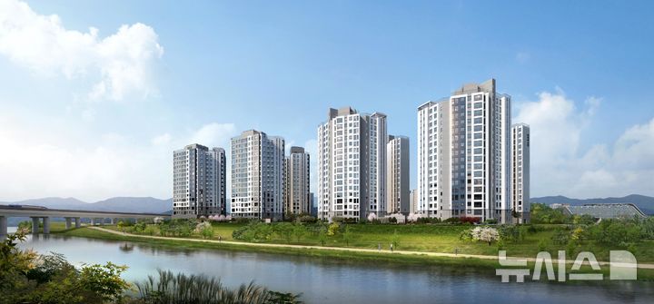 [서울=뉴시스] 울산 에피트 스타시티 투시도. (사진=HL디앤아이한라 제공)