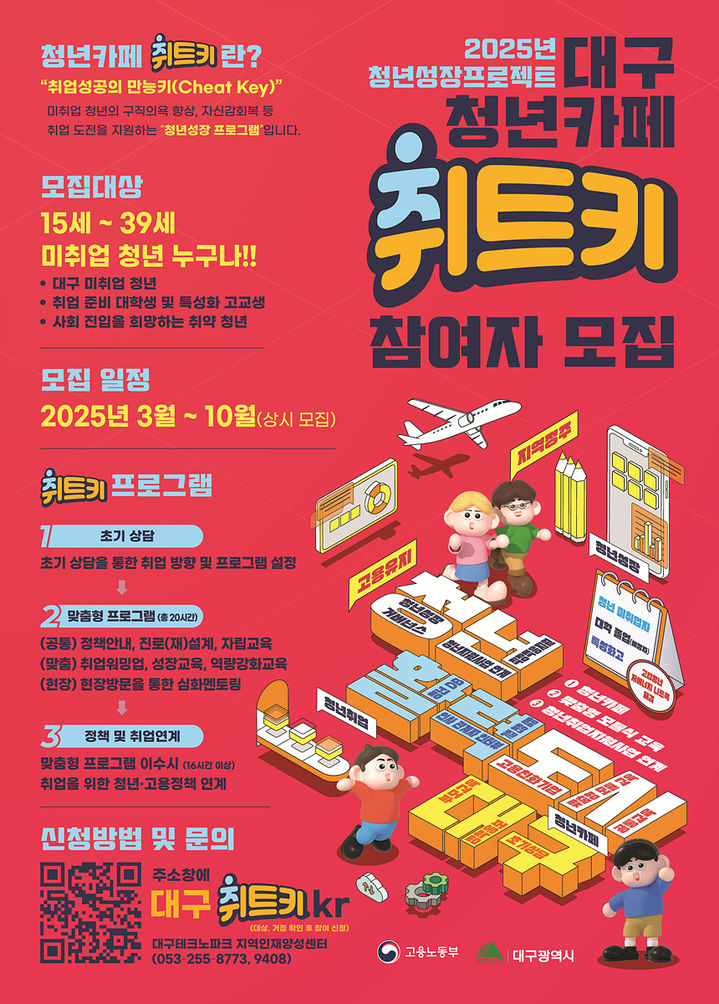 [대구=뉴시스]대구시 ‘청년성장프로젝트 청년카페’ 홍보포스터(사진=대구시 제공) 2025.03.13 photo@newsis.com *재판매 및 DB 금지