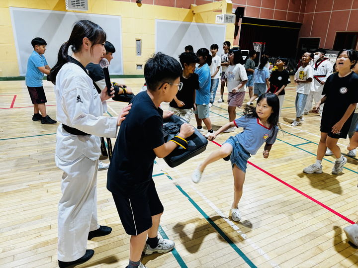 [무주=뉴시스] 지난해 태권도 진로체험 프로그램 모습. (사진=태권도진흥재단 제공) 2025.03.13. photo@newsis.com *재판매 및 DB 금지