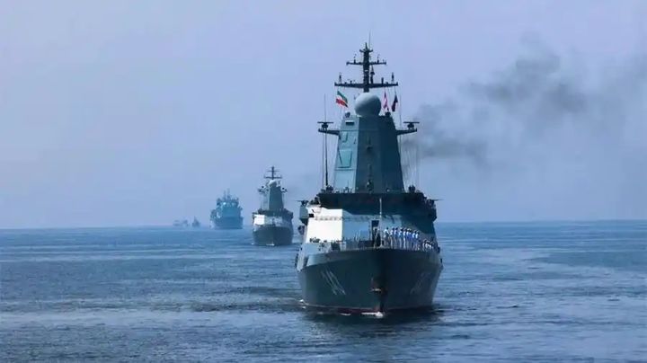 트럼프 "핵합의 임박" 발언 중에도 러-이란 해군 대규모 합동 훈련