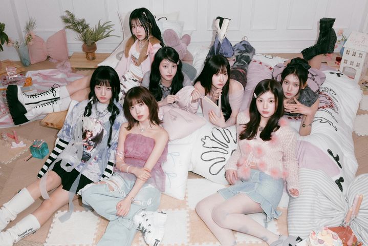 [서울=뉴시스] 걸그룹 세이마이네임이 13일 오후 6시 타이틀곡 '샤랄라'를 발매한다. (사진=인코드 엔터테인먼트 제공) 2025.03.13. photo@newsis.com *재판매 및 DB 금지