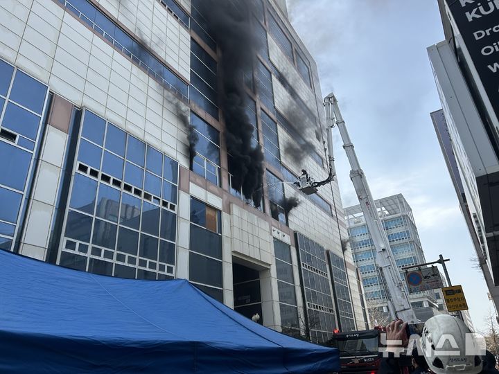 [고양=뉴시스] 화재 현장. (사진=경기도북부소방재난본부 제공) 2025.03.15 photo@newsis.com