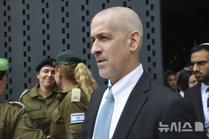 [예루살렘=AP/뉴시스] 로넨 바르 신베트 국장 2025.04.14.