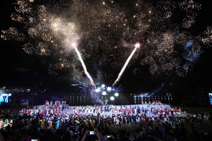 [밀양=뉴시스] 2024 밀양강 오딧세이 공연. (사진=뉴시스 DB). photo@newsis.com *재판매 및 DB 금지