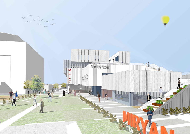 [밀양=뉴시스] 평생학습관 조감도. (사진=밀양시 제공) 2025.03.18. photo@newsis.com *재판매 및 DB 금지
