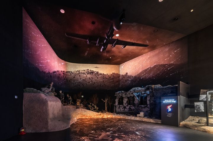 [서울=뉴시스] 유엔평화기념관 실감형 영상존. (사진=국가보훈부 제공) 2025.03.18. photo@newsis.com *재판매 및 DB 금지