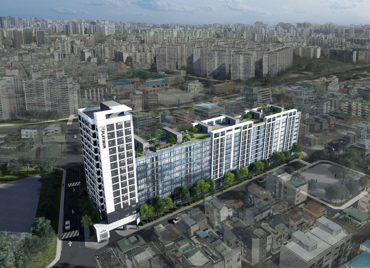 [서울=뉴시스] 서울 송파구 문정동 문정현대아파트 리모델링 조감도. (사진=쌍용건설 제공) 2025.03.18. photo@newsis.com *재판매 및 DB 금지