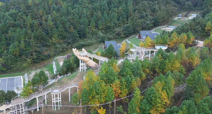 [거창=뉴시스] 거창군청 거창군 산림레포츠파크 *재판매 및 DB 금지 *재판매 및 DB 금지