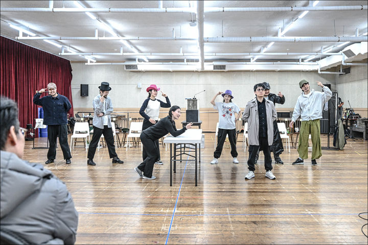 서울시극단이 18일 서울 종로구 세종문화회관에서 '코믹' 연습실을 공개했다. (사진=세종문화회관 제공) *재판매 및 DB 금지