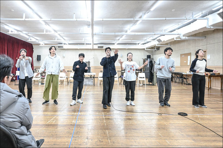 서울시극단이 18일 서울 종로구 세종문화회관에서 '코믹' 연습실을 공개했다. (사진=세종문화회관 제공) *재판매 및 DB 금지
