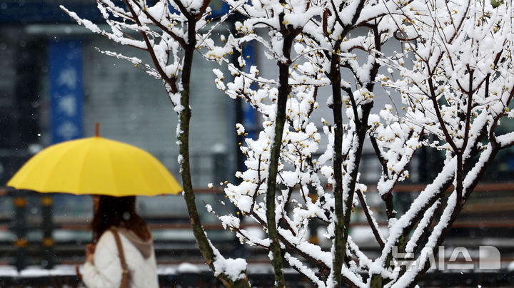 충남권 일부 아침까지 비·눈…"빙판길·살얼음 주의"