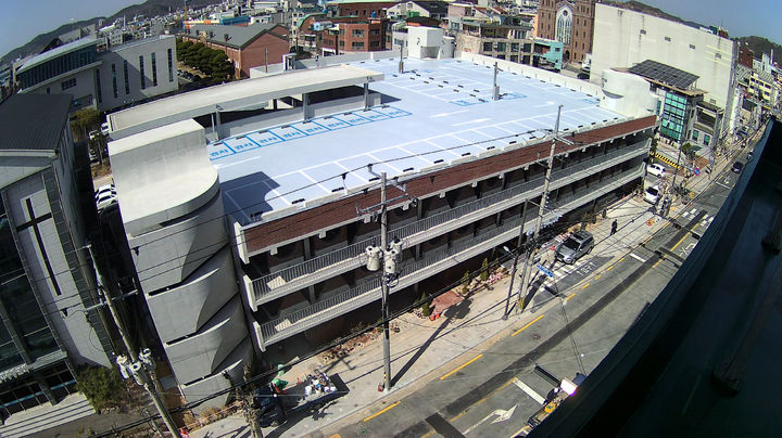 [진주=뉴시스]진주시, ‘중안지구 공영주차타워’ 전경.(사진=진주시 제공).2025.03.19.photo@newsis.com *재판매 및 DB 금지