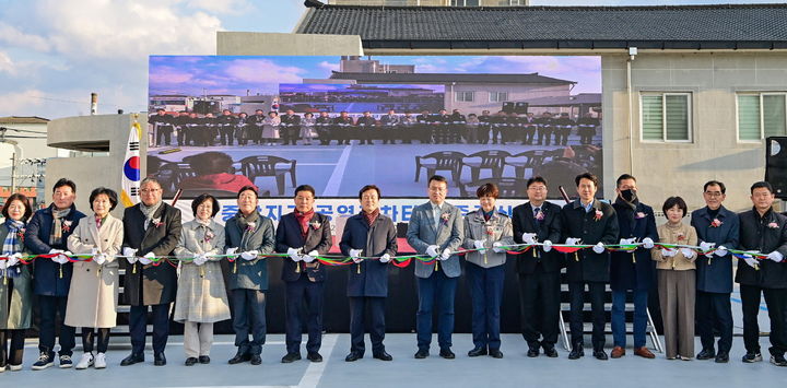 [진주=뉴시스]진주시, ‘중안지구 공영주차타워’ 준공식.(사진=진주시 제공).2025.03.19.photo@newsis.com *재판매 및 DB 금지