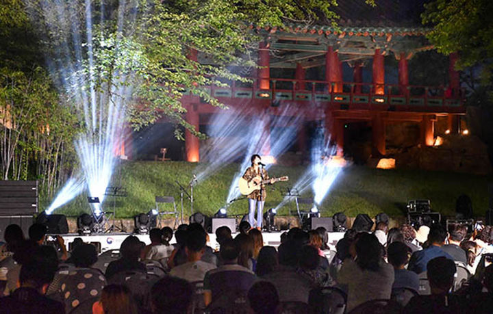 죽서루에서 열린 풍류음악회.사진은 기사와 관련 없음.(사진=삼척시 제공) *재판매 및 DB 금지